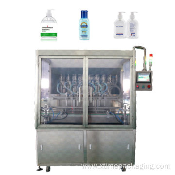 Automatic liquid filling and capping machine